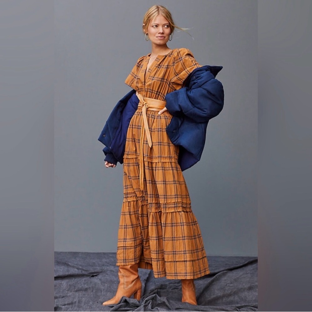 Anthropologie Somerset Dress in Plaid